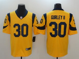 Los Angeles Rams#30 yellow vapor limited jersey