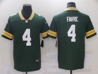 Green Bay Packers #4 Favre green vapor limited jersey