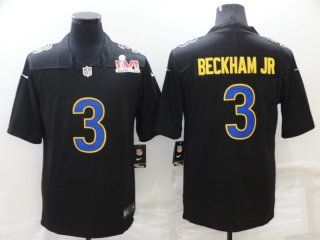 Los Angeles Rams #3 black super bowl vapor limited jersey