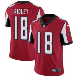 Men's Atlanta Falcons #18 Calvin Ridley Red Vapor Untouchable Limited Stitched