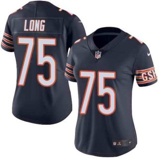 Nike-Bears-75-Kyle-Long-Navy-Women-Color-Rush-Limited-Jersey