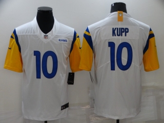 Rams-10-Cooper-Kupp 2021 white vapor limited jersey