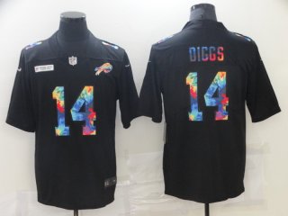 Nike-Vikings-14-Stefon-Diggs black rainbow jersey