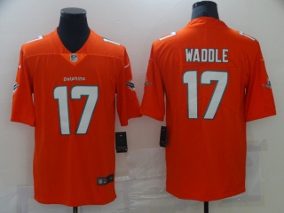 Miami Dolphins #17 Waddle orange jersey