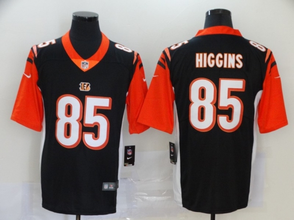 Men's Cincinnati Bengals #85 Tee Higgins black limited jersey