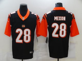 Men's Cincinnati Bengals #28 Joe Mixon black vapor limited jersey