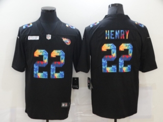 Titans-22-Derrick-Henry Black rainbow jersey