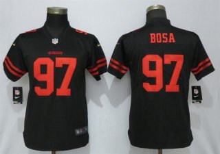 Nike-49ers-97-Nick-Bosa-Black-Women-2019-NFL-Draft-First-Round-Pick-Vapor-Untouchable-Limited-Jersey