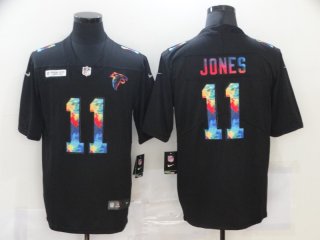 Falcons-11-Julio-Jones Black rainbow jersey