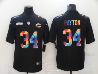 Bears-34-Walter-Payton Black rainbow jersey