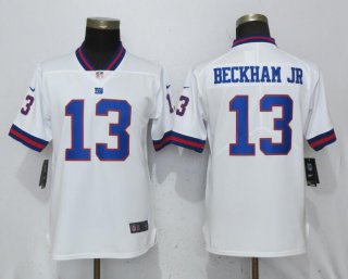 Nike-Giants-13-Odell-Beckham-Jr-White-Women-Color-Rush-Limited-Jersey