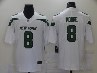 New York Jets #8 Moore white vapor limited jersey