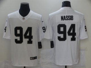 Las Vegas Raiders #94 Nassib white jersey
