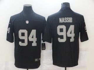 Las Vegas Raiders #94 Nassib black vapor limited jersey