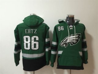 Nike-Eagles-86-Zach-Ertz-Green-All-Stitched-Hooded-Sweatshirt