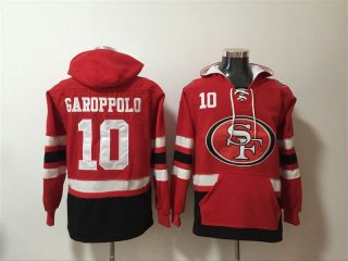 Nike-49ers-10-Jimmy-Garoppolo-Red-All-Stitched-Hooded-Sweatshirt
