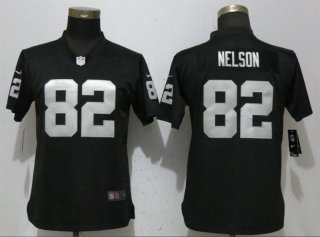 Nike-Raiders-82-Jordy-Nelson-Black-Women-Vapor-Untouchable-Limited-Jersey