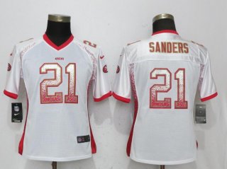 Nike-49ers-21-Deion-Sanders-White-Women-Drift-Fashion-Jersey