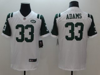 Nike-Jets-33-Jamal-Adams-White-Vapor-Untouchable-Limited-Jersey