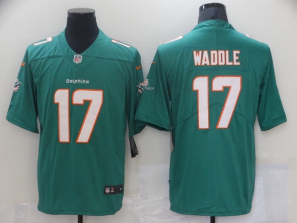 Miami Dolphins #17 Waddle green vapor limited jersey