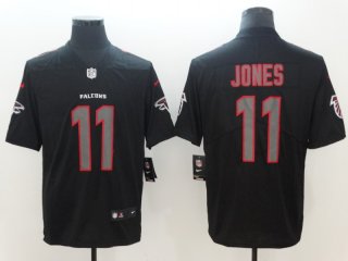 Nike-Falcons-11-Julio-Jones-Black-Vapor-Impact-Limited-Jersey