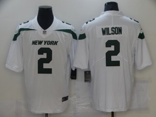 Men's New York Jets #2 Zach Wilson 2021 NFL Draft white Vapor Untouchable Limited Stitched Jersey