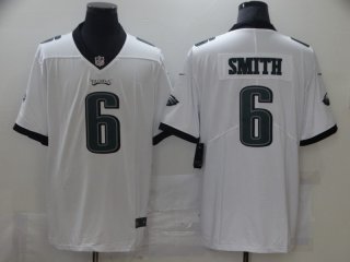 Men's Philadelphia Eagles #6 DeVonta Smith 2021 NFL Draft white Vapor Untouchable Limited Stitched Jersey