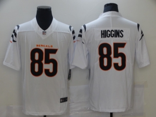 Men's Cincinnati Bengals #85 Tee Higgins 2021 white Vapor Untouchable Limited Stitched