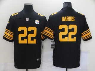 Men's Pittsburgh Steelers #22 Najee Harris color rush limited jersey