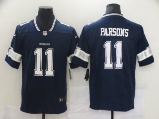 Dallas Cowboys #11Parsons navy vapor limited jersey