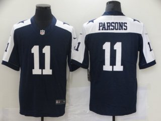 Dallas Cowboys #11Parsons navy throwback vapor limited jersey