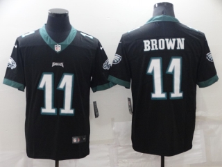 Men's Philadelphia Eagles #11 A. J. Brown Black Vapor Untouchable Limited Stitched
