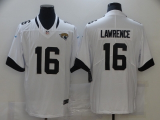 Men's Jacksonville Jaguars #16 Trevor Lawrence 2021 white Vapor Untouchable Limited jersey
