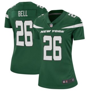 Nike-Jets-26-Le'Veon-Bell-Green-Women-New-2019-Vapor-Untouchable-Limited-Jersey