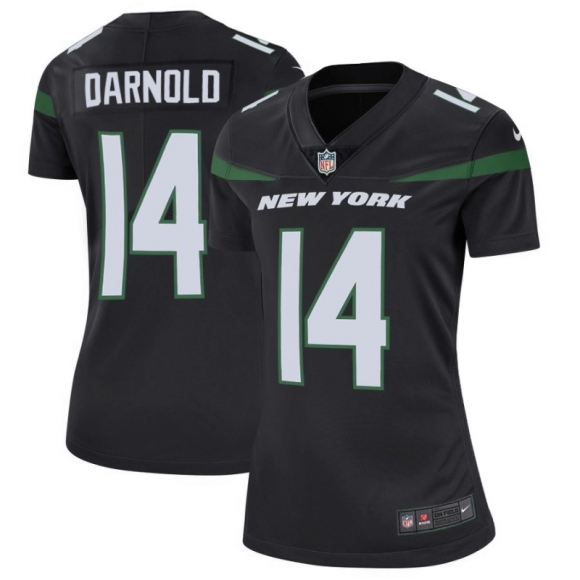 Nike-Jets-14-Sam-Darnold-Black-Women-New-2019-Vapor-Untouchable-Limited-Jersey