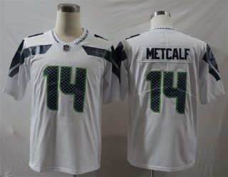 Seahawks-14-DK-Metcalf white limited jersey