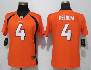 Nike-Broncos-4-Case-Keenum-Orange-Women-Vapor-Untouchable-Limited-Jersey
