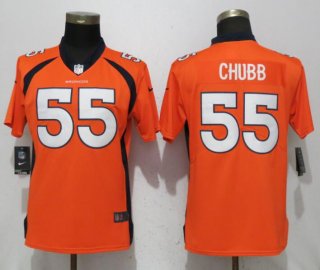 Nike-Broncos-55-Bradley-Chubb-Orange-Women-Vapor-Untouchable-Limited-Jersey