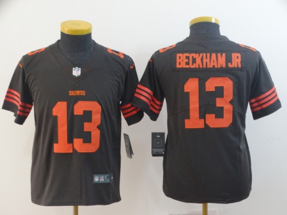 Nike-Browns-13-Odell-Beckham-Jr-Brown-Youth-Color-Rush-Limited-Jersey