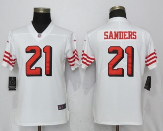 Nike-49ers-21-Deion-Sanders-White-Women-Color-Rush-Vapor-Untouchable-Limited-Jersey