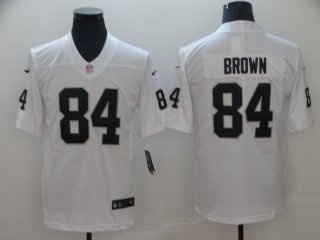 Raiders #84 Antonio Brown White Men's Stitched NFL Vapor Untouchable Limited Jersey