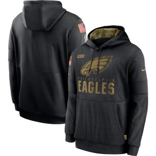 Philadelphia Eagles 2020 black salute to service hoodies