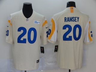 Rams-20-Jalen-Ramsey cream limited jersey
