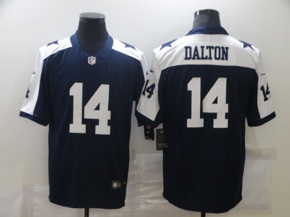 Cowboys-14-Andy-Dalton navy blue jersey