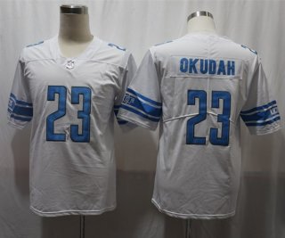 Detroit Lions #23 white limited jersey