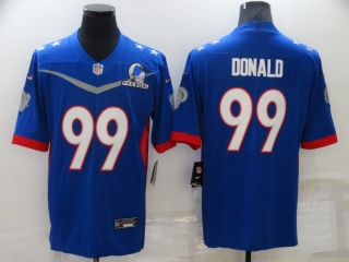 Men's Los Angeles Rams #99 Aaron Donald 2022 Royal Pro Bowl Stitched Jersey