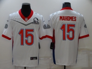 Men's Kansas City Chiefs #15 Patrick Mahomes 2022 White Pro Bowl Stitched Jersey