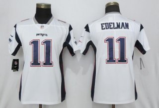 Nike-Patriots-11-Julian-Edelman-White-Women-Vapor-Untouchable-Limited-Jersey