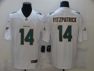 Dolphins-14-Ryan-Fitzpatrick-Aqua white vapor limited jersey