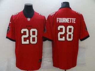Buccaneers-28-Leonard-Fournette-Red jersey